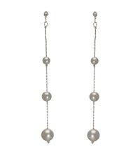 Foto Vanity silver pearl pendientes mensaje