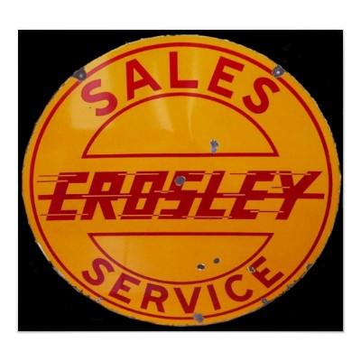 Foto ventas del crosley del vintage y muestra del servi Posters foto 293190