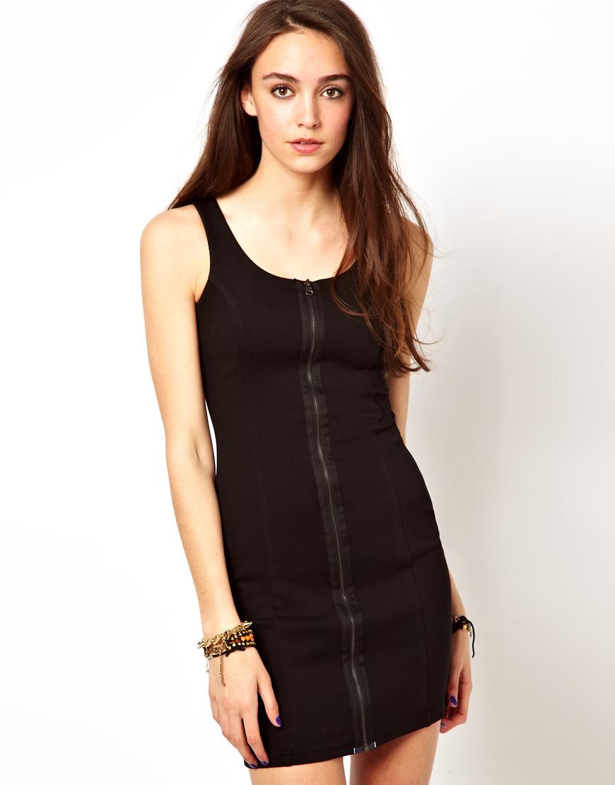 Foto Vestido ajustado con cremallera de Vero Moda Negro