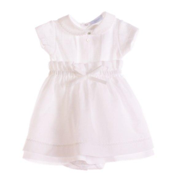 Foto Vestido blanco de bebé de Laranjinha-3 meses