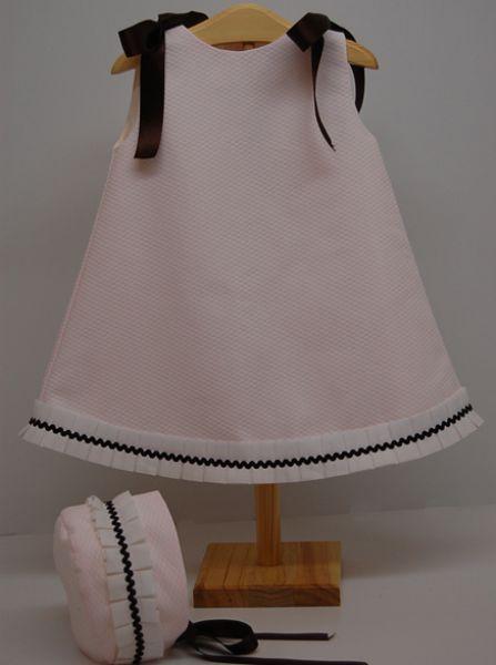 Foto Vestido de piqué niña