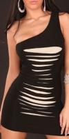 Foto Vestido negro con rotos