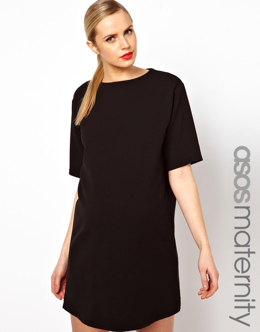 Foto Vestido ovoide de corte recto de ASOS Maternity Black foto 488202