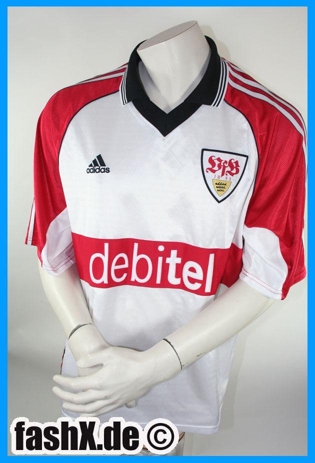 Foto VfB Stuttgart camiseta Debitel 1999/00 Adidas talla XL + pantalon foto 580372