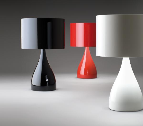Foto Vibia Jazz 1333 pintado de blanco Tischleuchte