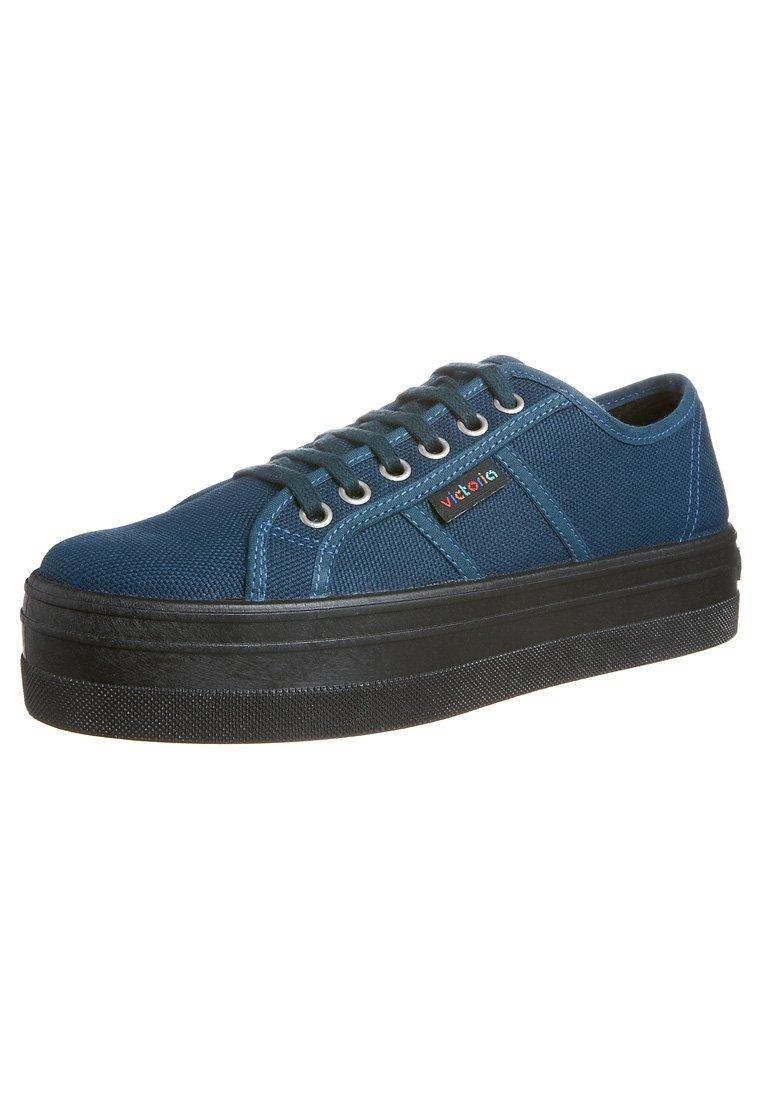 Foto Victoria Shoes BLUCHER LONA PLATAFORMA Zapatillas azul petróleo foto 876079