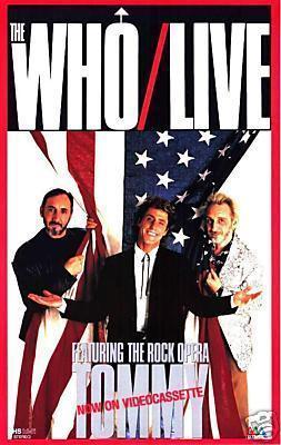 Foto Video Vhs - The Who - Live  Featuring The Rock Opera 