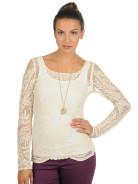 Foto Vila Lexus Blusa Encaje pristine