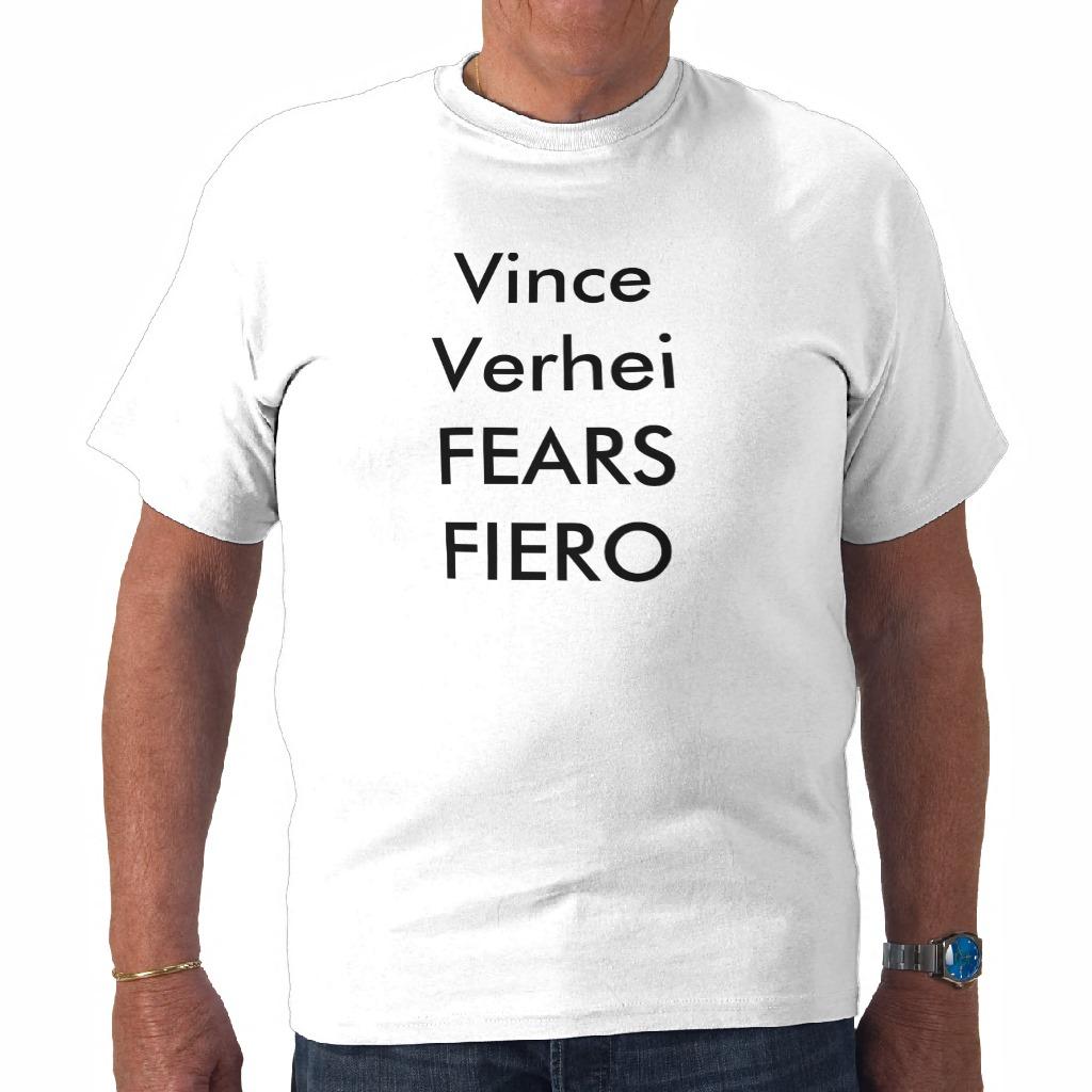 Foto Vince Verhei De F4w Rumerz Teme Fiero Camiseta foto 877186