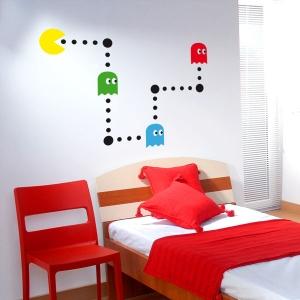 Foto Vinilo decorativo comecocos pacman foto 459197
