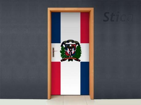 Foto Vinilo Rep.dominicana para puerta