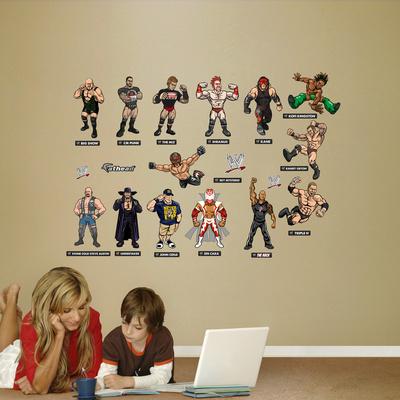 Foto Vinilos decorativos WWE Wrestling Kids Collection Wall Decal Sticker, 132x201 in. foto 924851
