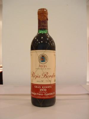 Foto Vino Rioja Bordon Gran Reserva 1970 foto 340049