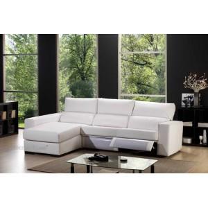 Foto VIOLETA sofa 3 pl con 2 relax y chaiselong derecho bisonte 101