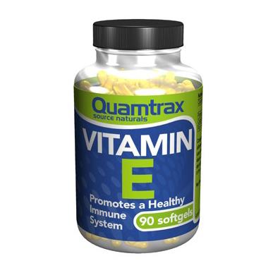 Foto Vitamina E 400UI - 90 caps - QUAMTRAX NATURALS