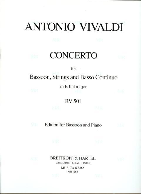 Foto vivaldi, antonio (1678-1741):concerto in b flat major for ba