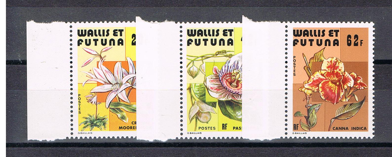Foto Wallis und Futuna 3 Werte 1979 foto 743493