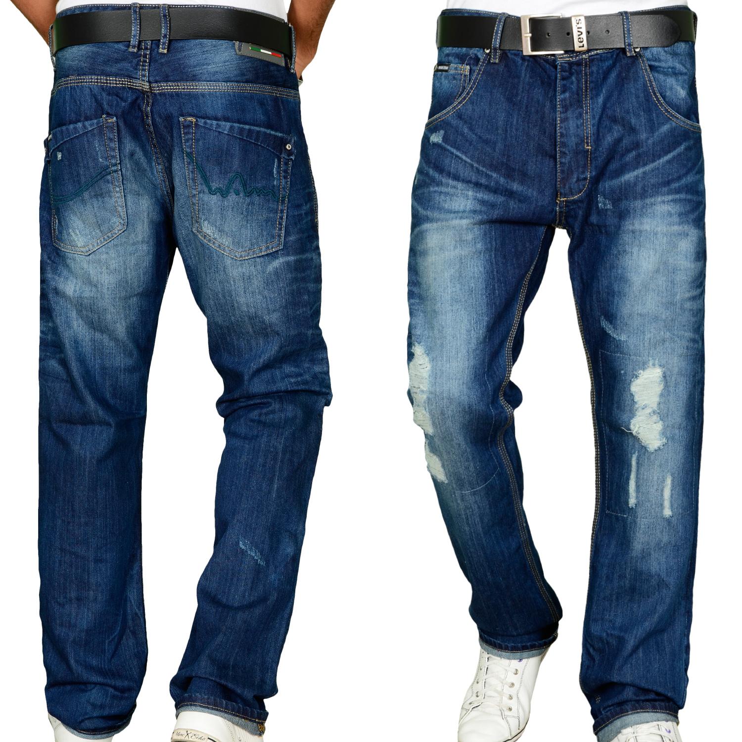 Foto Wam Denim Regular Fit Jeans De Color Azul Oscuro foto 136876