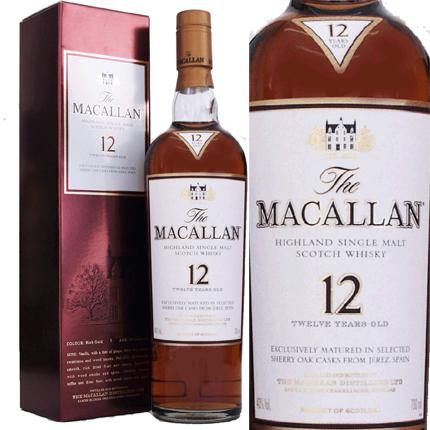 Foto Whisky The Macallan Sherry Oak 12 ans