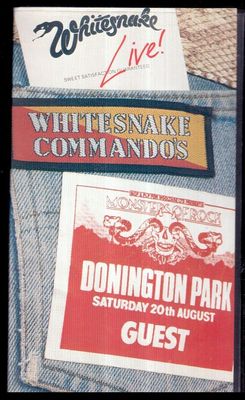 Foto Whitesnake - Live At Donnington Park 20th August - Vhs Emi 1983 - 10 Tracks foto 220038