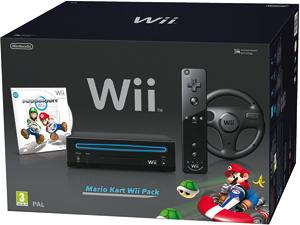 Foto Wii Negra + Mario Kart + Volante (2011) foto 72236