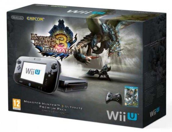 Foto Wii U Premium Pack + Monster Hunter 3 Ultimate + Pro Contro - Wii U
