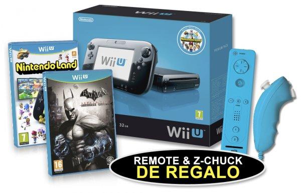 Foto Wii U Premium Pack + Nintendo Land + Batman Arkham Asylum - Wii U