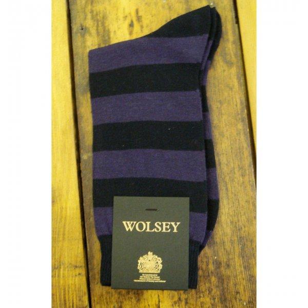 Foto Wolsey Block Stripe Bamboo Socks, Purple foto 807628