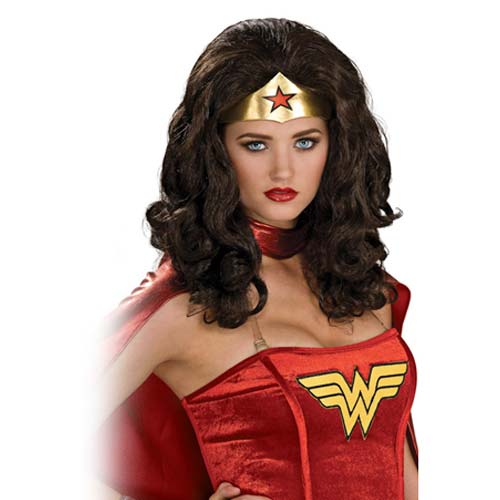 Foto Wonder Woman Peluca super accesorios del traje del h roe