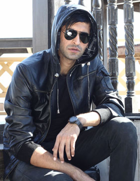 Foto X-Factor Hoodie Men’s Black Bomber Leather Jacket foto 226654