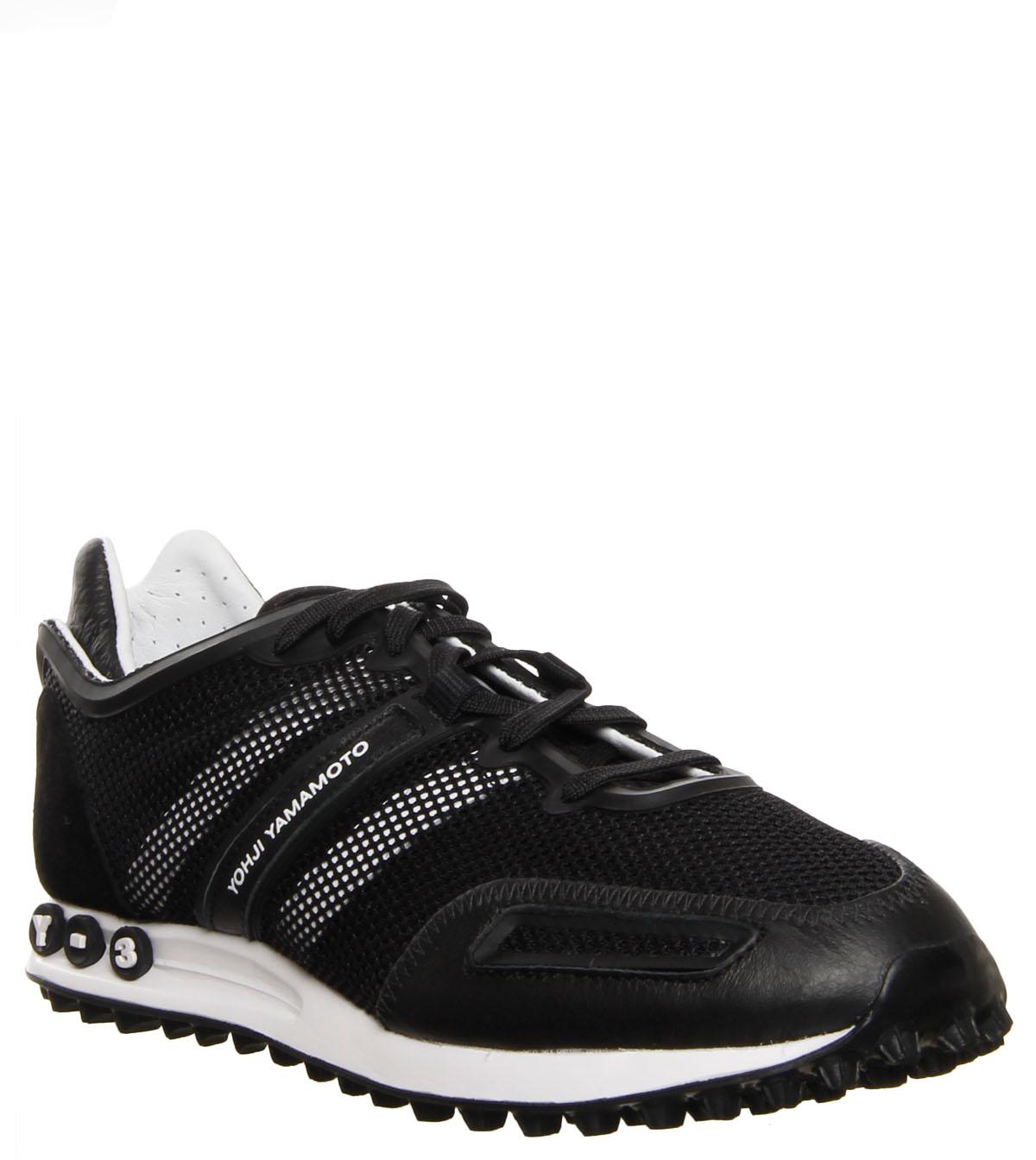 Foto Y3 Black Tokio Leather Trainer-UK 9 1/2