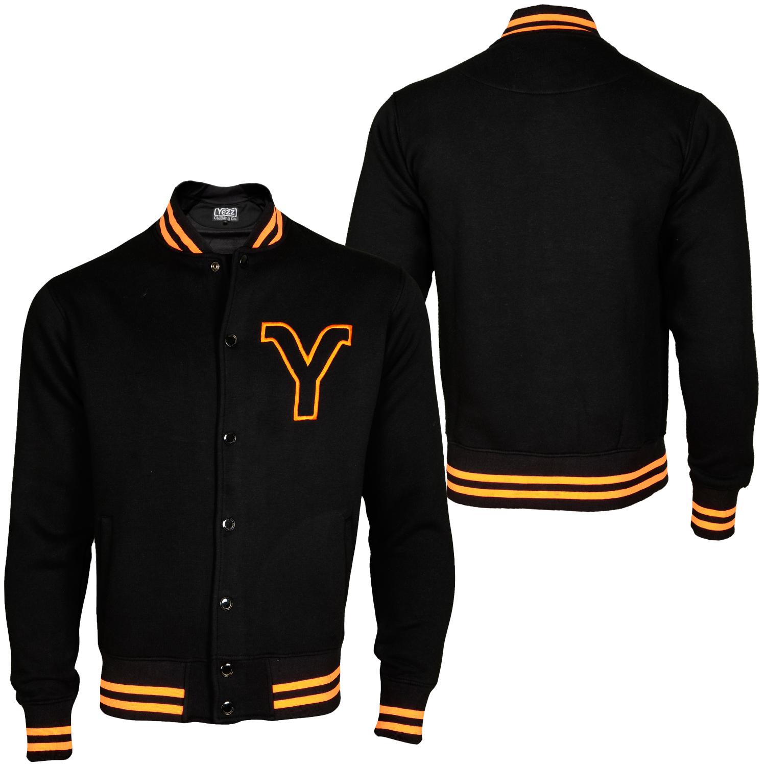 Foto Yezz Basic Chaquetas Universitarias Negro Neon Orange foto 117885