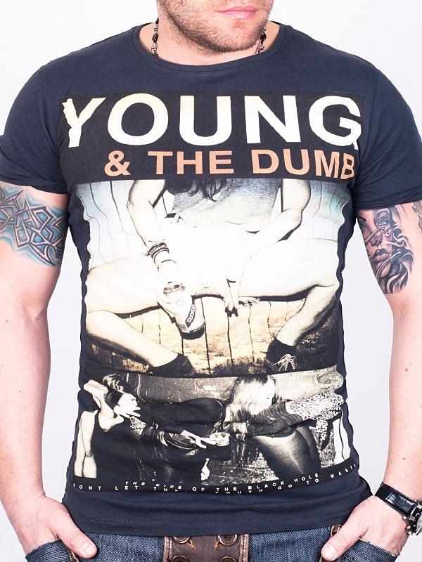 Foto Young & The Dumb Camiseta - Negro - L foto 208349