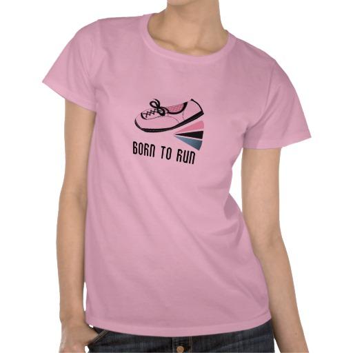 Foto Zapatilla deportiva rosada - llevada para correr Camiseta foto 583196