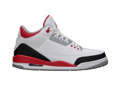 Foto Zapatillas Air Jordan 3 Retro - Hombre - Blanco/Rojo/Negro - 11.5 foto 763630
