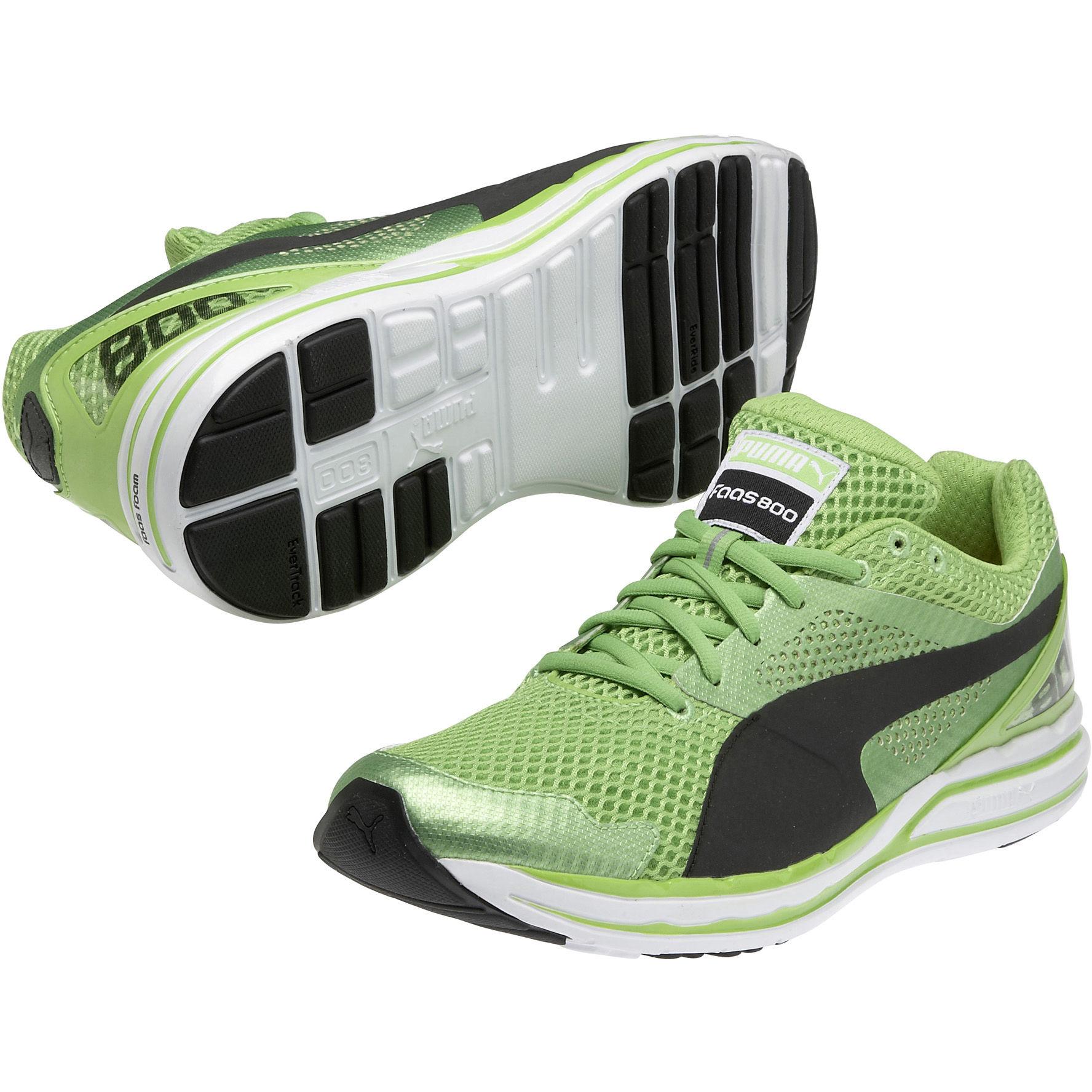Foto Zapatillas de atletismo Puma - Faas 800 S - UK 7 Green/Black/White foto 550150