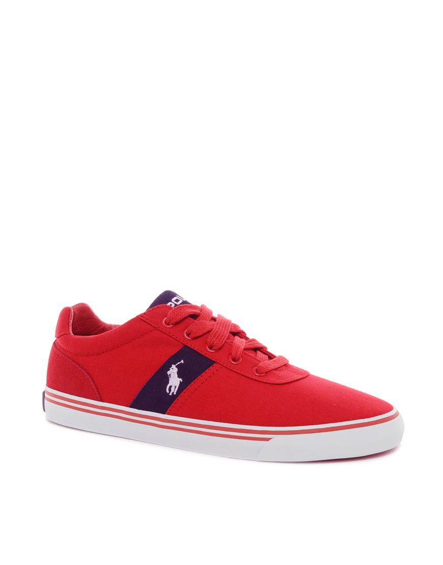 Foto Zapatillas de deporte Hanford de Polo Ralph Lauren Rojo