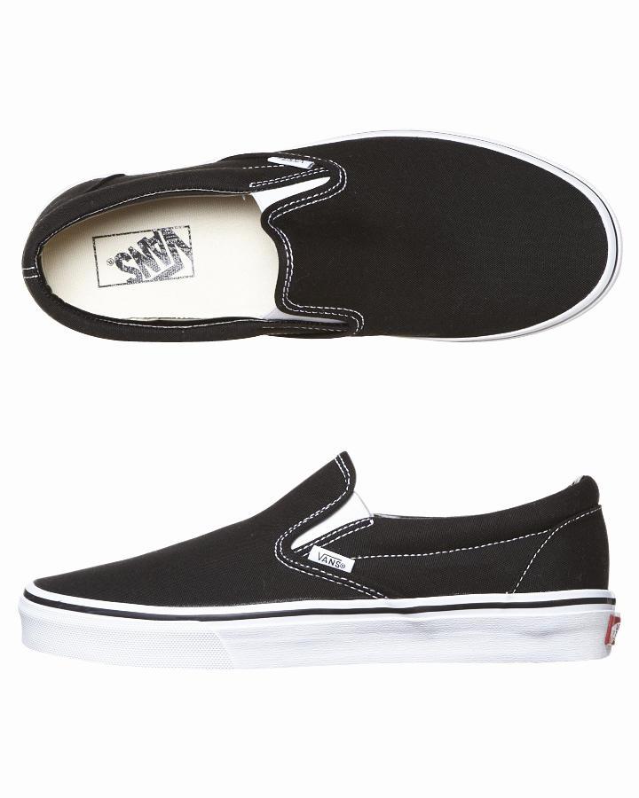 Foto Zapatillas De Hombre Clásicas Sin Cordones Core De Vans - Negro foto 438125