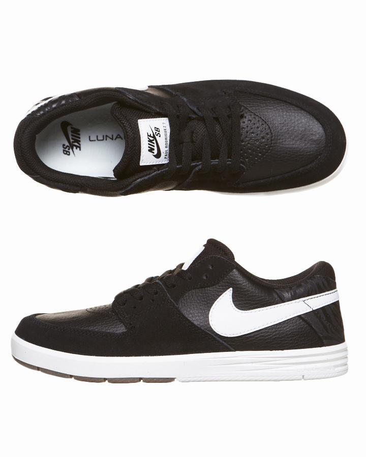 Foto Zapatillas De Niño Paul Rodriguez 7 De Nike - Negro Blanco foto 884272