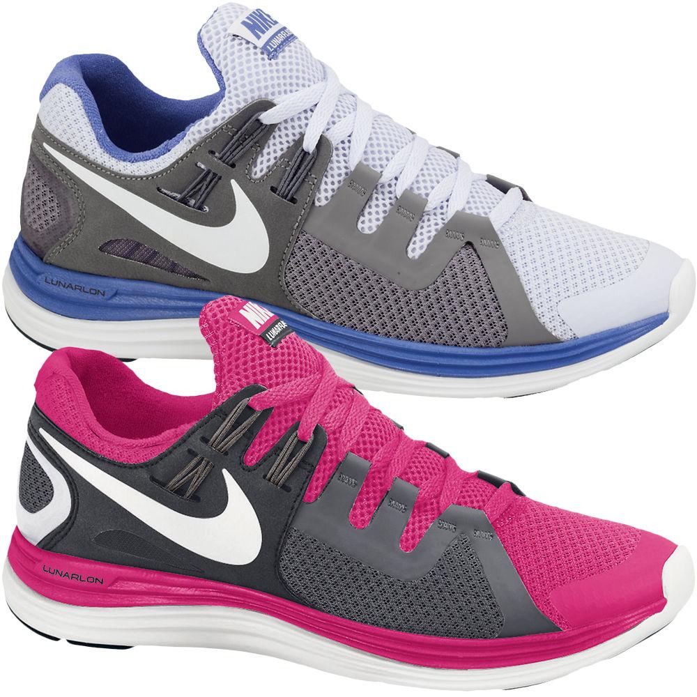 Foto Zapatillas para mujer Nike - Lunarflash+ - UK 6.5 Pink/Grey/White foto 402948
