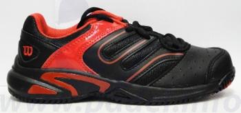 Foto Zapatillas pádel Wilson Junior Tour Construkt Negro Rojo