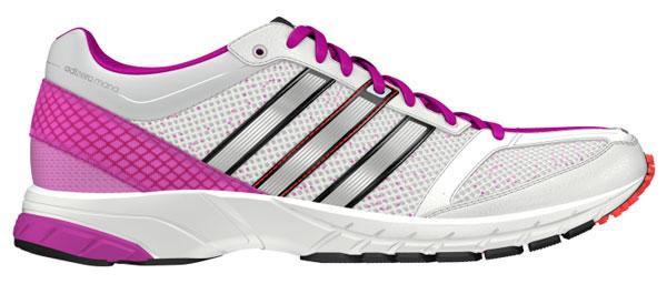 Foto Zapatillas running Adidas Adizero Mana 7 White / Neirm Woman