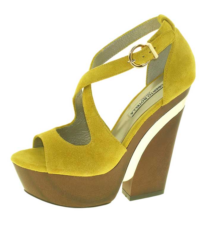 Foto Zapato plataforma y tacón madera