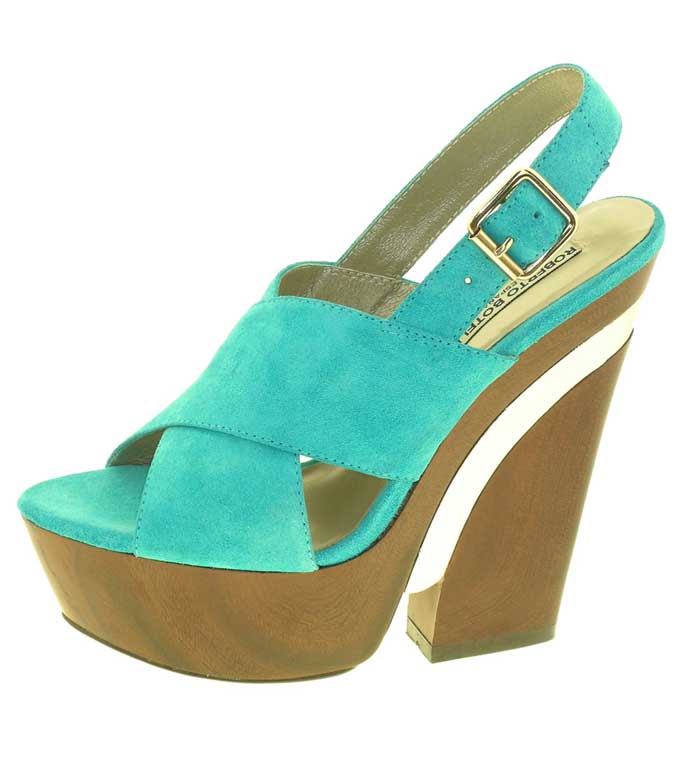 Foto Zapato plataforma y tacón madera