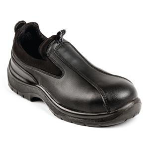 Foto Zapato sin cordones con cámara de aire Negro. Talla 36. Talla UK 3. Fabricados según EN345. foto 781404