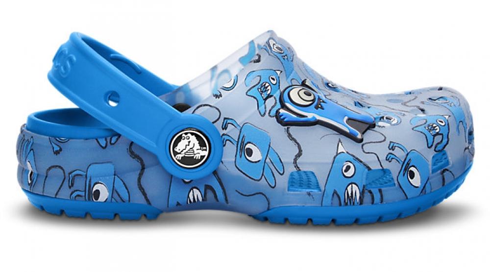 Foto Zapatos Crocs Crocs Chameleons Alien Pattern Clog C Light Blue/Ocean foto 574278