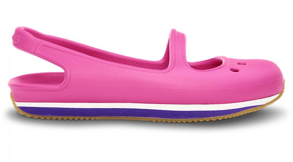 Foto Zapatos Crocs Crocs Retro Mary Jane Girls C Fuchsia/Ultraviolet foto 424190