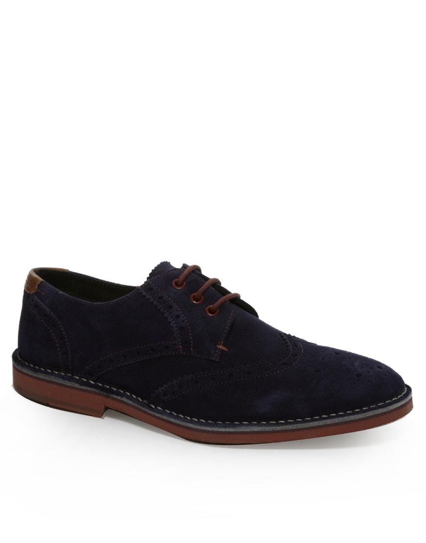 Foto Zapatos Derby de ante Jamfro de Ted Baker Azul foto 599379