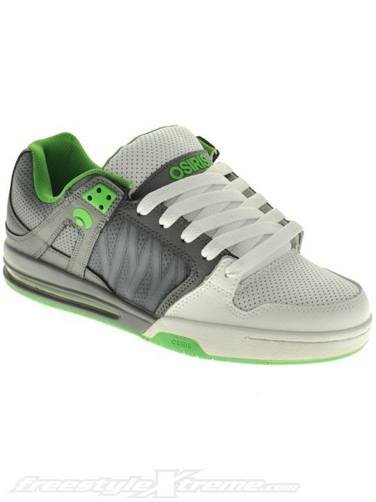 Foto Zapatos Osiris Pixel Charcoal-Verde-Blanco foto 695235