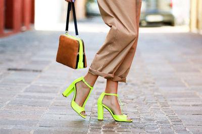 Foto Zara  Neon Yellow Heel Sandals Shoes 2012 foto 27179